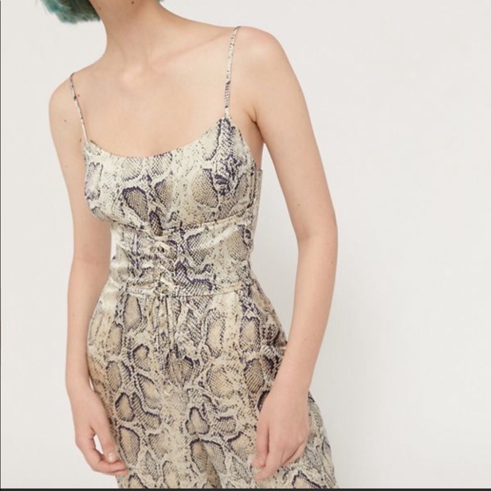 UO NWT Blythe Corset Jumpsuit